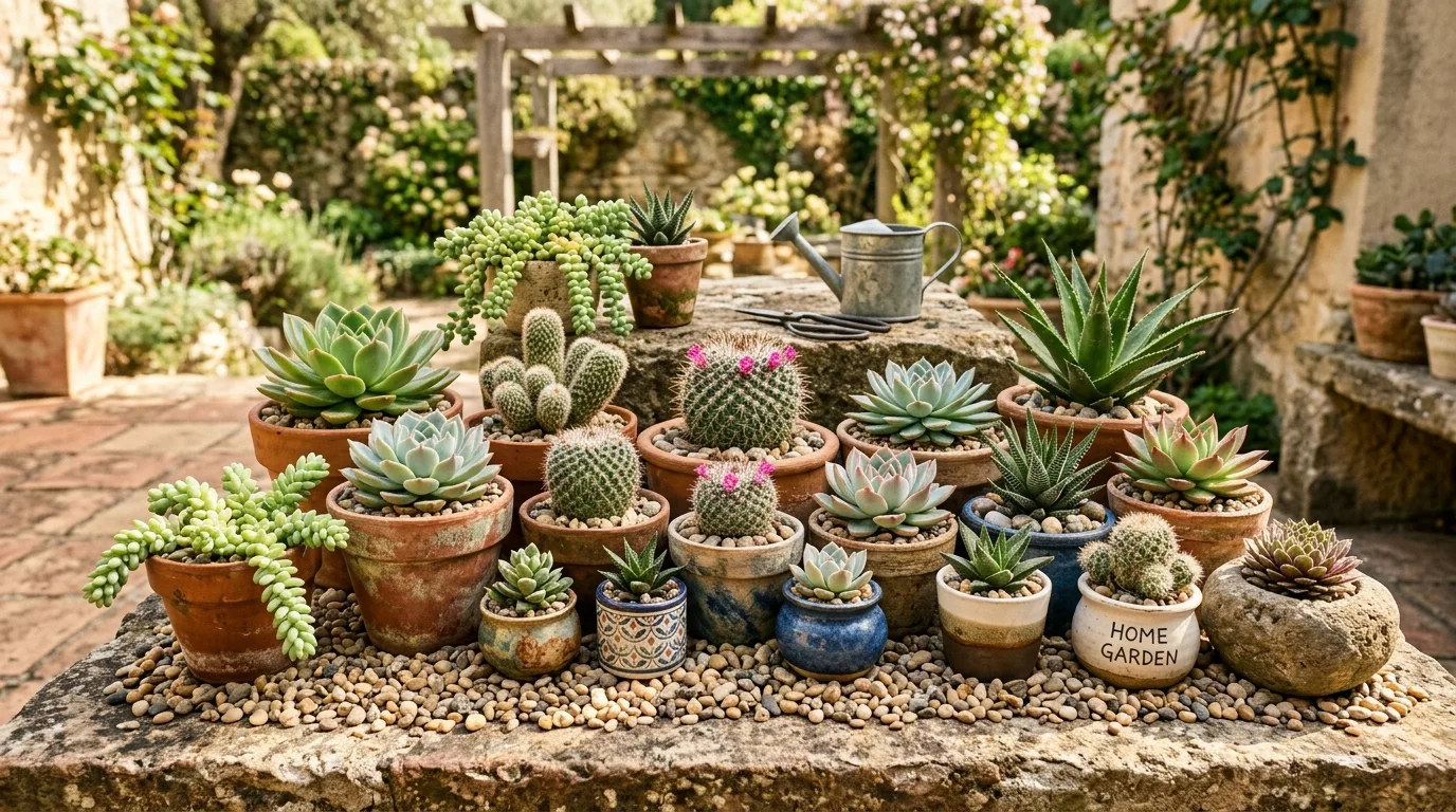 Tiny Flower Garden Corner